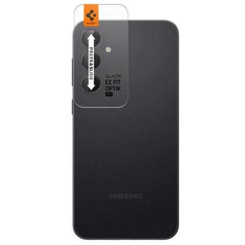 Spigen Optik.TR EZ Fit Camera Lens Protector 2-Pack - Szkło ochronne na obiektyw do Samsung Galaxy S23 FE (2 szt) (Czarny) Spigen Optik.TR EZ Fit Camera Lens Protector 2-Pack - Szkło ochronne na obiektyw do Samsung Galaxy S23 FE (2 szt) (Czarny)