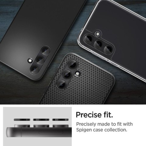 Spigen Optik.TR EZ Fit Camera Lens Protector 2-Pack - Szkło ochronne na obiektyw do Samsung Galaxy S23 FE (2 szt) (Czarny) Spigen Optik.TR EZ Fit Camera Lens Protector 2-Pack - Szkło ochronne na obiektyw do Samsung Galaxy S23 FE (2 szt) (Czarny)