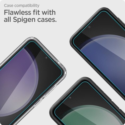Spigen Alm Glas.TR 2-Pack - Szkło hartowane do Samsung Galaxy S23 FE (Clear) Spigen Alm Glas.TR 2-Pack - Szkło hartowane do Samsung Galaxy S23 FE (Clear)