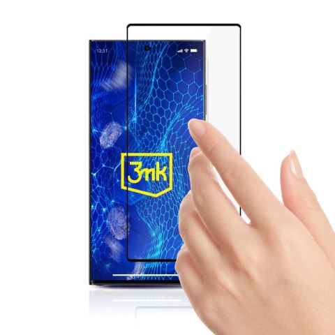 3mk HardGlass Max Lite - Szkło hartowane do Samsung Galaxy S23 Ultra (Czarny) 3mk HardGlass Max Lite - Szkło hartowane do Samsung Galaxy S23 Ultra (Czarny)