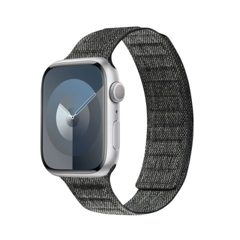 Crong Melange - Pasek magnetyczny do Apple Watch 42/44/45/49 mm (czarny melanż) Crong Melange - Pasek magnetyczny do Apple Watch 42/44/45/49 mm (czarny melanż)