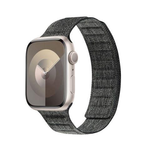 Crong Melange - Pasek magnetyczny do Apple Watch 42/44/45/49 mm (czarny melanż) Crong Melange - Pasek magnetyczny do Apple Watch 42/44/45/49 mm (czarny melanż)