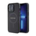 Guess Saffiano MagSafe - Etui iPhone 13 Pro Max (czarny)