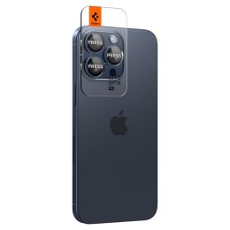 Spigen Optik.TR EZ Fit Camera Lens Protector 2-Pack - Szkło ochronne na obiektyw do iPhone 15 Pro / 15 Pro Max / iPhone 14 Pro /