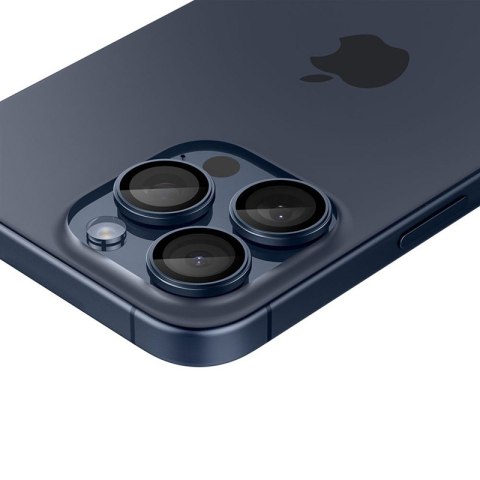 Spigen Optik.TR EZ Fit Camera Lens Protector 2-Pack - Szkło ochronne na obiektyw do iPhone 15 Pro / 15 Pro Max / iPhone 14 Pro / Spigen Optik.TR EZ Fit Camera Lens Protector 2-Pack - Szkło ochronne na obiektyw do iPhone 15 Pro / 15 Pro Max / iPhone 14 Pro /