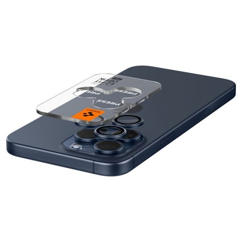 Spigen Optik.TR EZ Fit Camera Lens Protector 2-Pack - Szkło ochronne na obiektyw do iPhone 15 Pro / 15 Pro Max / iPhone 14 Pro / Spigen Optik.TR EZ Fit Camera Lens Protector 2-Pack - Szkło ochronne na obiektyw do iPhone 15 Pro / 15 Pro Max / iPhone 14 Pro /