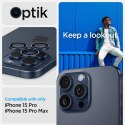 Spigen Optik.TR EZ Fit Camera Lens Protector 2-Pack - Szkło ochronne na obiektyw do iPhone 15 Pro / 15 Pro Max / iPhone 14 Pro /