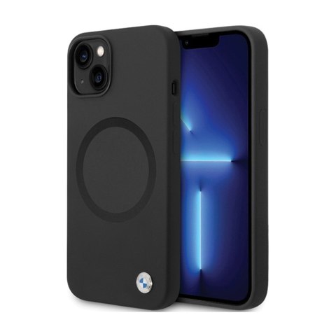 BMW Signature Liquid Silicone MagSafe - Etui iPhone 14 (czarny) BMW Signature Liquid Silicone MagSafe - Etui iPhone 14 (czarny)