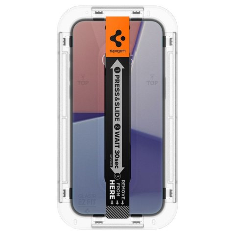 Spigen GLAS.TR EZ FIT Privacy - Szkło hartowane z filtrem prywatyzującym do iPhone 15 Plus Spigen GLAS.TR EZ FIT Privacy - Szkło hartowane z filtrem prywatyzującym do iPhone 15 Plus