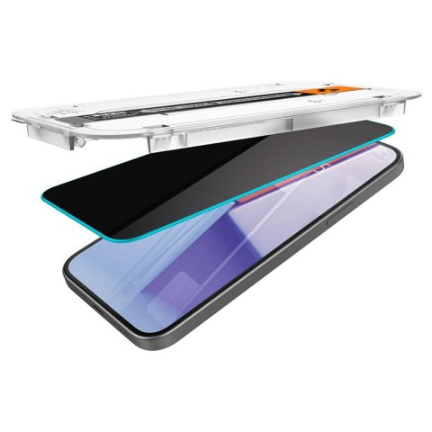 Spigen GLAS.TR EZ FIT Privacy - Szkło hartowane z filtrem prywatyzującym do iPhone 15 Plus Spigen GLAS.TR EZ FIT Privacy - Szkło hartowane z filtrem prywatyzującym do iPhone 15 Plus