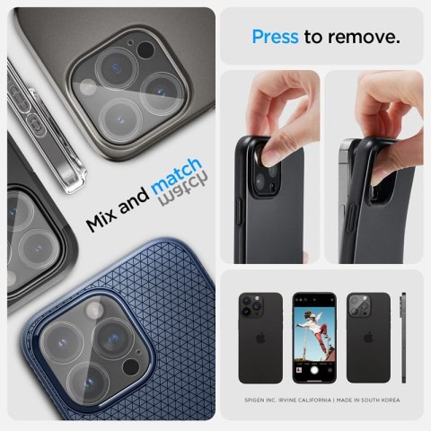 Spigen Optik.TR Camera Protector - Szkło ochronne na obiektyw do iPhone 15 Pro / 15 Pro Max / iPhone 14 Pro / 14 Pro Max (2 szt) Spigen Optik.TR Camera Protector - Szkło ochronne na obiektyw do iPhone 15 Pro / 15 Pro Max / iPhone 14 Pro / 14 Pro Max (2 szt)