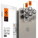 Spigen Optik.TR EZ Fit Camera Lens Protector 2-Pack - Szkło ochronne na obiektyw do iPhone 15 Pro / 15 Pro Max / iPhone 14 Pro /