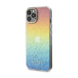 Guess IML Faceted Mirror Disco Iridescent - Etui iPhone 12 / iPhone 12 Pro (Iridescent)