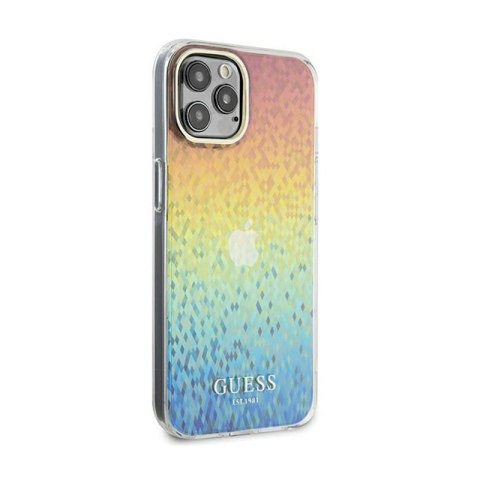 Guess IML Faceted Mirror Disco Iridescent - Etui iPhone 12 / iPhone 12 Pro (Iridescent) Guess IML Faceted Mirror Disco Iridescent - Etui iPhone 12 / iPhone 12 Pro (Iridescent)