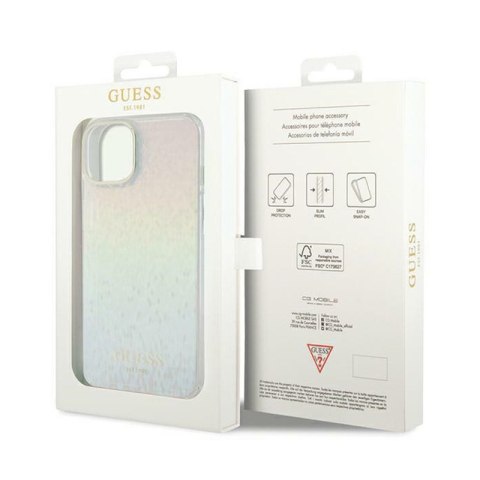 Guess IML Faceted Mirror Disco Iridescent - Etui iPhone 12 / iPhone 12 Pro (Iridescent) Guess IML Faceted Mirror Disco Iridescent - Etui iPhone 12 / iPhone 12 Pro (Iridescent)