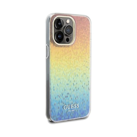 Guess IML Faceted Mirror Disco Iridescent - Etui iPhone 13 Pro Max (Iridescent) Guess IML Faceted Mirror Disco Iridescent - Etui iPhone 13 Pro Max (Iridescent)