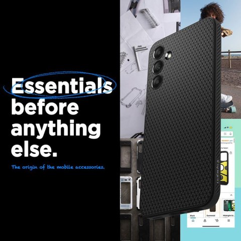 Spigen Liquid Air - Etui do Samsung Galaxy A15 4G/5G (Matte Black) Spigen Liquid Air - Etui do Samsung Galaxy A15 4G/5G (Matte Black)