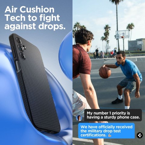 Spigen Liquid Air - Etui do Samsung Galaxy A15 4G/5G (Matte Black) Spigen Liquid Air - Etui do Samsung Galaxy A15 4G/5G (Matte Black)