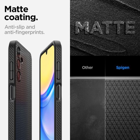 Spigen Liquid Air - Etui do Samsung Galaxy A15 4G/5G (Matte Black) Spigen Liquid Air - Etui do Samsung Galaxy A15 4G/5G (Matte Black)