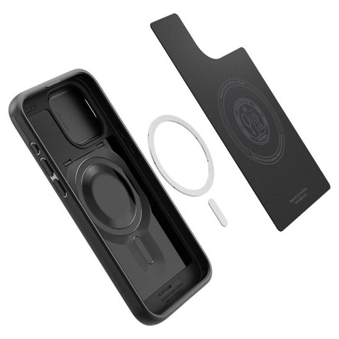 Spigen Optik Armor Mag MagSafe - Etui do iPhone 15 Pro (Czarny) Spigen Optik Armor Mag MagSafe - Etui do iPhone 15 Pro (Czarny)