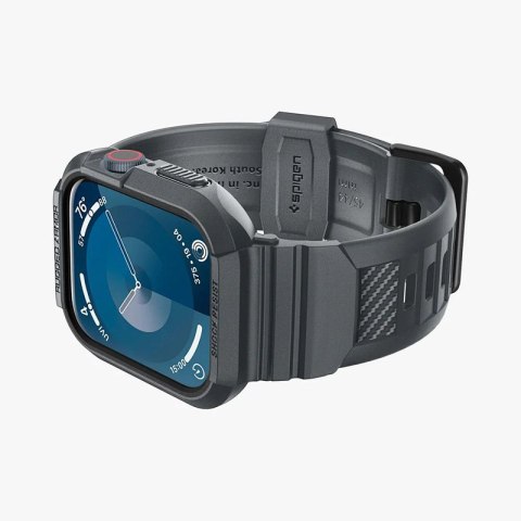 Spigen Rugged Armor Pro - Pasek z obudową do Apple Watch 4/5/6/7/8/9/SE 44/45 mm (Dark Grey) Spigen Rugged Armor Pro - Pasek z obudową do Apple Watch 4/5/6/7/8/9/SE 44/45 mm (Dark Grey)