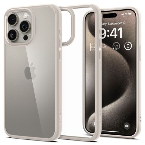 Spigen Ultra Hybrid - Etui do iPhone 15 Pro Max (Natural Titanium) Spigen Ultra Hybrid - Etui do iPhone 15 Pro Max (Natural Titanium)