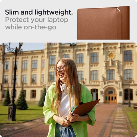 Spigen Valentinus Sleeve Laptop - Etui na notebooka 15" / 16" (Classic Brown) Spigen Valentinus Sleeve Laptop - Etui na notebooka 15" / 16" (Classic Brown)