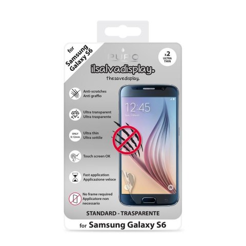 PURO Dwie folie na ekran - Samsung Galaxy S6 PURO Dwie folie na ekran - Samsung Galaxy S6