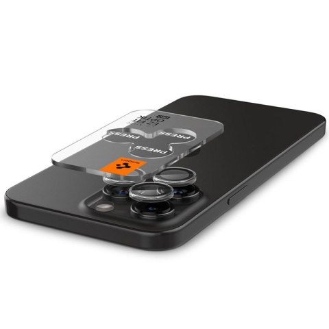 Spigen Optik.TR EZ Fit Camera Lens Protector 2-Pack - Szkło ochronne na obiektyw do iPhone 15 Pro / 15 Pro Max / iPhone 14 Pro / Spigen Optik.TR EZ Fit Camera Lens Protector 2-Pack - Szkło ochronne na obiektyw do iPhone 15 Pro / 15 Pro Max / iPhone 14 Pro /