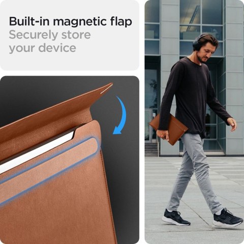 Spigen Valentinus Sleeve Laptop - Etui na notebooka 15" / 16" (Classic Brown) Spigen Valentinus Sleeve Laptop - Etui na notebooka 15" / 16" (Classic Brown)
