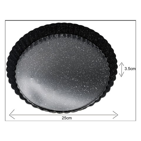 BLACHA FORMA DO TARTY 25CM WYJMOWANE DNO KINGHOFF KH-1769 BLACHA FORMA DO TARTY 25CM WYJMOWANE DNO KINGHOFF KH-1769