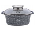 BRYTFANNA GARNEK KWADRATOWY 3.5L 22cm ZILNER GREY ZL-7058