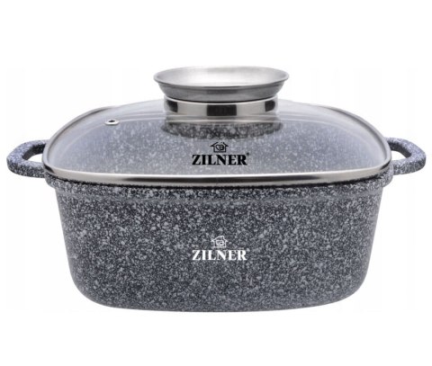 BRYTFANNA GARNEK KWADRATOWY 5.5L 26cm ZILNER GREY ZL-7059 BRYTFANNA GARNEK KWADRATOWY 5.5L 26cm ZILNER GREY ZL-7059