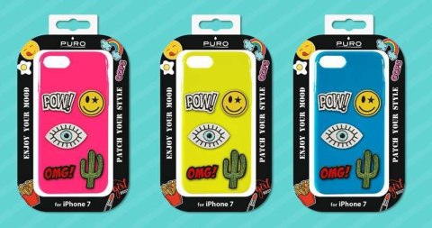 PURO Patch Mania - Etui Samsung Galaxy A3 (2017) w zestawie 5 naklejek (żółty) PURO Patch Mania - Etui Samsung Galaxy A3 (2017) w zestawie 5 naklejek (żółty)