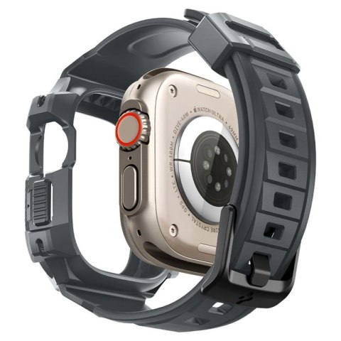 Spigen Rugged Armor Pro - Pasek z obudową do Apple Watch Ultra 49 mm (Dark Grey) Spigen Rugged Armor Pro - Pasek z obudową do Apple Watch Ultra 49 mm (Dark Grey)