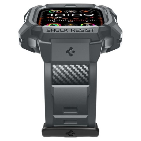 Spigen Rugged Armor Pro - Pasek z obudową do Apple Watch Ultra 49 mm (Dark Grey) Spigen Rugged Armor Pro - Pasek z obudową do Apple Watch Ultra 49 mm (Dark Grey)