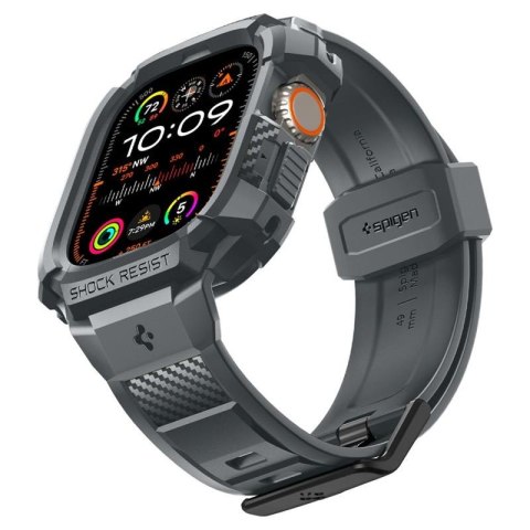 Spigen Rugged Armor Pro - Pasek z obudową do Apple Watch Ultra 49 mm (Dark Grey) Spigen Rugged Armor Pro - Pasek z obudową do Apple Watch Ultra 49 mm (Dark Grey)