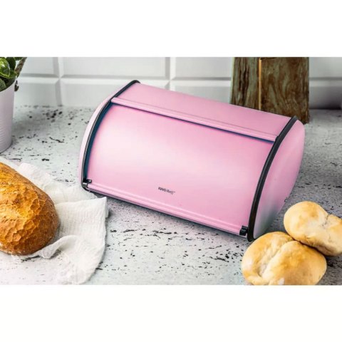 CHLEBAK STALOWY MAŁY 36CM KINGHOFF KH-1756 RÓŻOWY CHLEBAK STALOWY MAŁY 36CM KINGHOFF KH-1756 RÓŻOWY