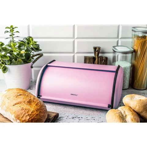 CHLEBAK STALOWY MAŁY 36CM KINGHOFF KH-1756 RÓŻOWY CHLEBAK STALOWY MAŁY 36CM KINGHOFF KH-1756 RÓŻOWY