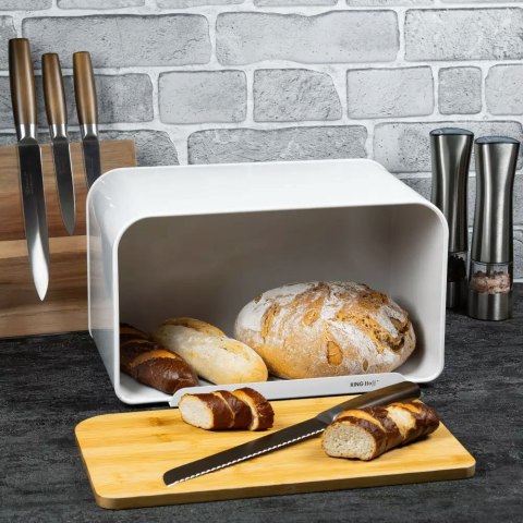 CHLEBAK STALOWY Z DESKĄ KiNGHOFF KH-1072 CHLEBAK STALOWY Z DESKĄ KiNGHOFF KH-1072