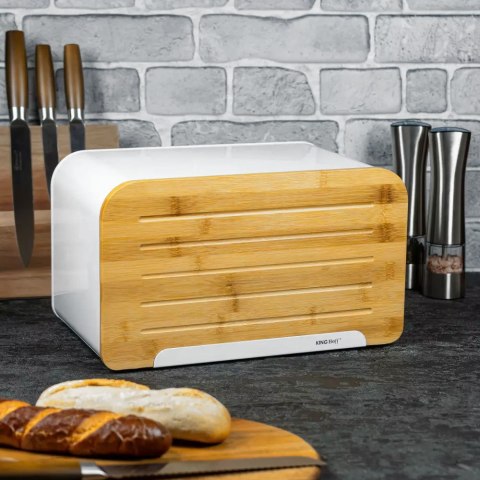 CHLEBAK STALOWY Z DESKĄ KiNGHOFF KH-1072 CHLEBAK STALOWY Z DESKĄ KiNGHOFF KH-1072
