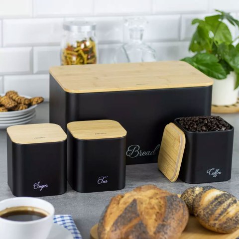 CHLEBAK W ZESTAWIE Z 3 POJEMNIKAMI KINGHOFF KH-1586 CHLEBAK W ZESTAWIE Z 3 POJEMNIKAMI KINGHOFF KH-1586