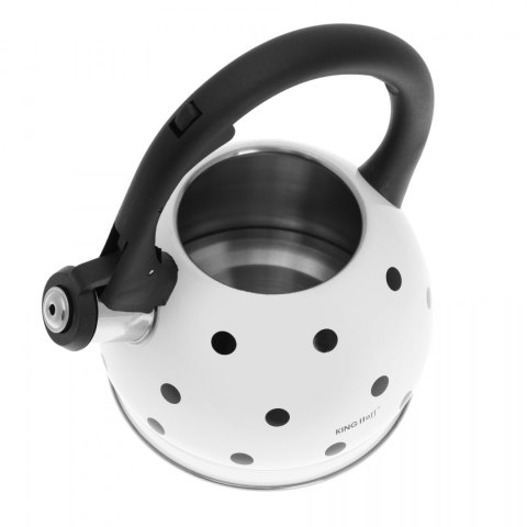 CZAJNIK EMALIOWANY W GROSZKI KiNGHOFF 2.0L KH-1050 CZAJNIK EMALIOWANY W GROSZKI KiNGHOFF 2.0L KH-1050