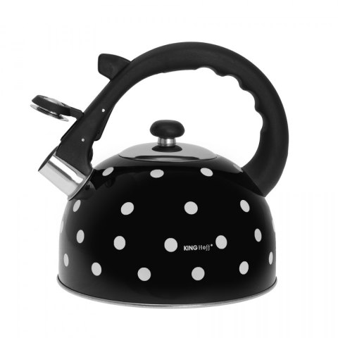 CZAJNIK EMALIOWANY W GROSZKI KiNGHOFF 2.6L KH-1051 CZAJNIK EMALIOWANY W GROSZKI KiNGHOFF 2.6L KH-1051