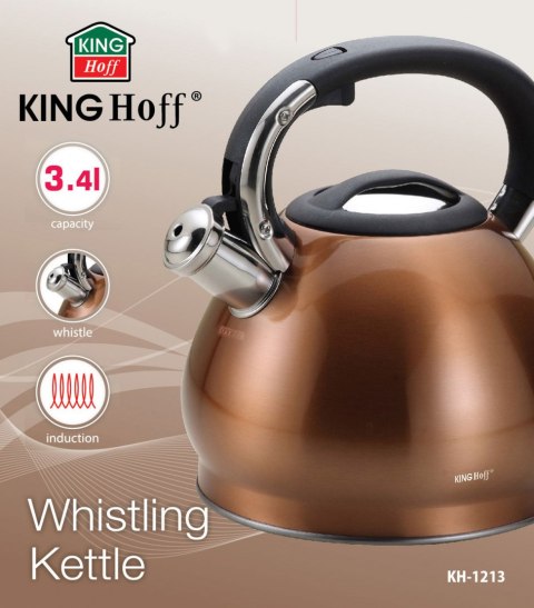 CZAJNIK STALOWY 3.4L KiNGHOFF KH-1213 CZAJNIK STALOWY 3.4L KiNGHOFF KH-1213