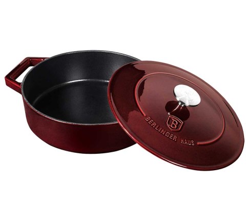 EMALIOWANY GARNEK ŻELIWNY 26cm 2.6L BERLINGER HAUS BH-6498 EMALIOWANY GARNEK ŻELIWNY 26cm 2.6L BERLINGER HAUS BH-6498
