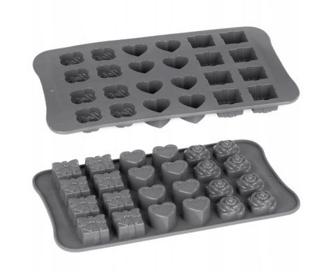 FOREMKA SILIKONOWA DO CZEKOLADEK LODU PRALIN 24 SZT. BRUNBESTE BB-1544 FOREMKA SILIKONOWA DO CZEKOLADEK LODU PRALIN 24 SZT. BRUNBESTE BB-1544