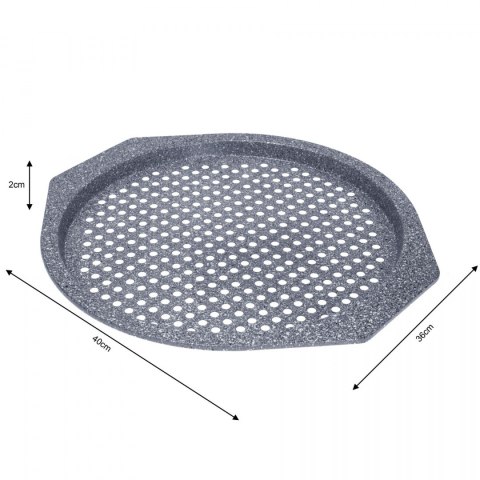 FORMA BLACHA DO PIZZY 40cm PERFOROWANA KLAUSBERG KB-7497 FORMA BLACHA DO PIZZY 40cm PERFOROWANA KLAUSBERG KB-7497
