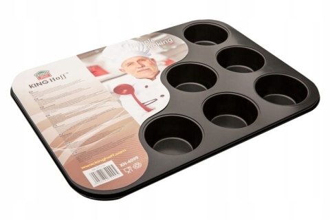 FORMA BLASZANA DO BABECZEK MUFFINEK x12 KINGHOFF KH-4099 FORMA BLASZANA DO BABECZEK MUFFINEK x12 KINGHOFF KH-4099