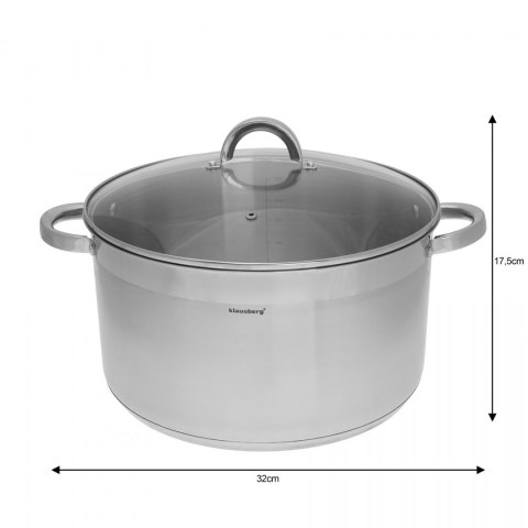 GARNEK 14L 32CM KLAUSBERG KB-7130 GARNEK 14L 32CM KLAUSBERG KB-7130